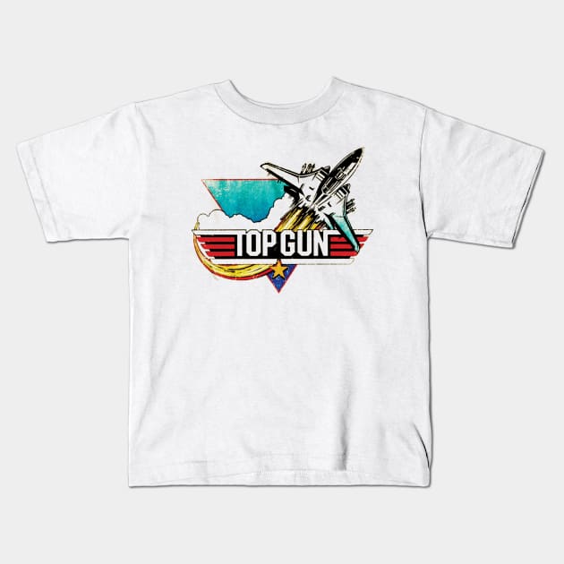 Top Gun Kids T-Shirt by PigunnaBilla